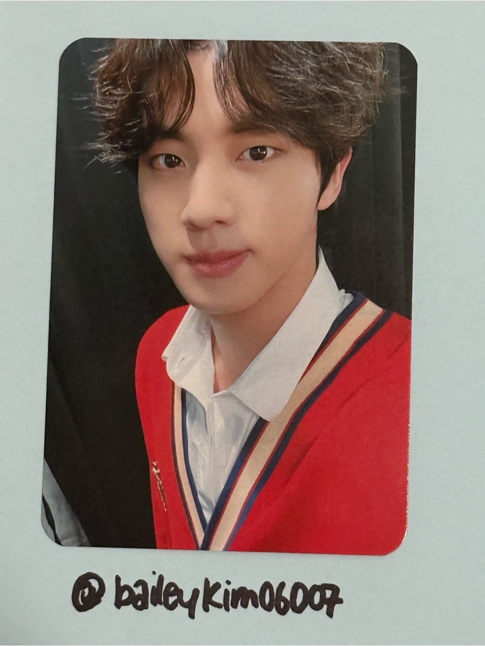 Jin (Kim Seokjin) BTS Map of the Soul Lightstick ARMY Ver. SE photo card